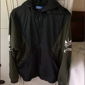 Adidas green hoodie
